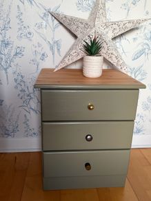 3 Drawer bed side locker
