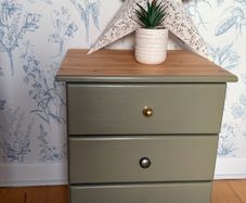 3 Drawer bed side locker