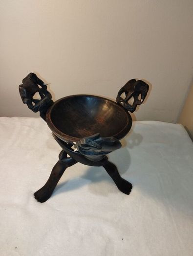 Vintage African carved wood
