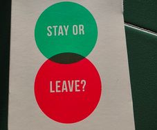 Stay or leave cards