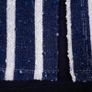 Sophie B Navy Blue White Striped Bolero Cardigan Tiered Mesh Midi Dress 12UK/40EU Image 5