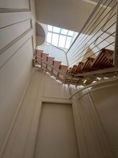 Steel stairs