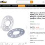 H&R 5mm Wheel Spacers 4x100/114 for Dacia, Nissan, Renault Image 3