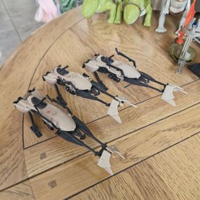Vintage Star Wars Speeder Bikes - Complete