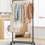 Clothes Rail - Movable Clothes Rack with Bottom Shoes Shelf, Heavy-Duty Clothing Image 3