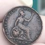 1858 Farthing Victoria x2 Image 2