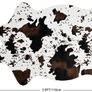 Cow Print Rug Faux Cowhide Area Carpet Animal Print Mat for Living Room Bedroom kitchen Non-Slip 3.6x2.5FT 110cmx75cm (FREE POSTAGE) Image 3