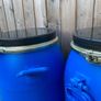 Food safe Barrels- Drums-blue Barrel Image 4