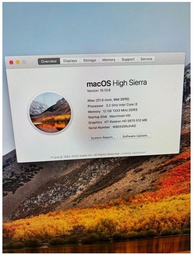 Apple Imac 21.5-inch