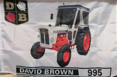 David Brown 995 flag with cab 3ft x 2ft.