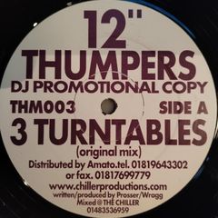 12" Thumpers - 3 Turntables - Oldschool Hard House - Dublin Classic!