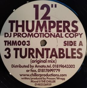 12" Thumpers - 3 Turntables - Oldschool Hard House - Dublin Classic!