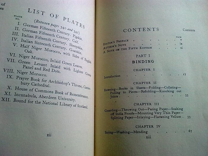 Bookbinding and the care of books Leather bound by owner Belfast N. Ireland
