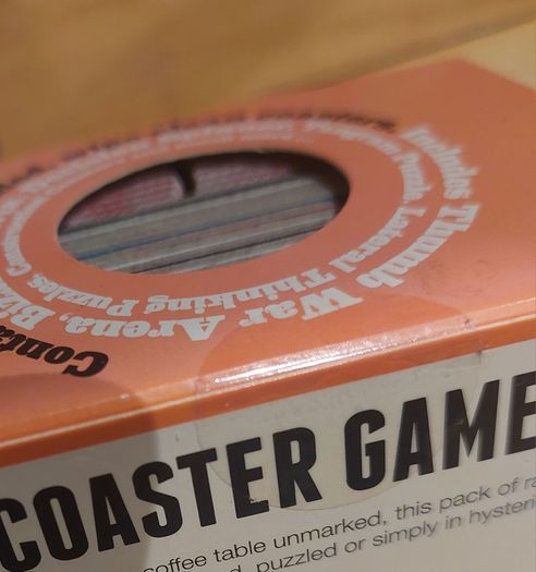 Coaster games - unopened gift