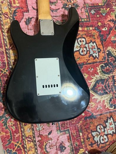 Encore Electric Guitar - Black Strat Style