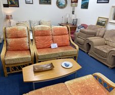 3 piece wicker set