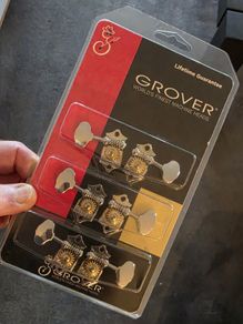 Grover Sta-Tite Machine Heads - Slotted Headstock (3+3)