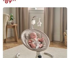 Willow baby swing chair. Only 3 months old. Like new. Spotlessly clean.