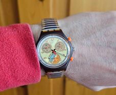 Vintage Swiss Made Swatch Watch Chronograph 1990s Collectable Swatch