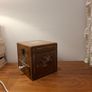 Vintage wooden jewellery box with mirror and drawer Image 6