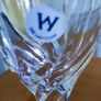 4 Wedgwood Crystal White wine Glasses Image 5