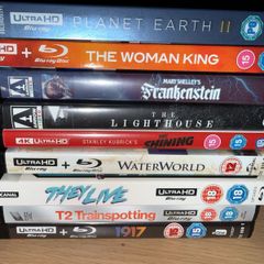 4K and Blu Rays for Sale