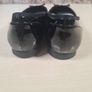 womens CLARKS Somerset Black leather ballerina flats shoes pumps Size UK 4.5 wide fit EU 37.5 Image 5