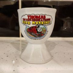 Vintage 1980s Thomas The Tank Engine James Egg Cup