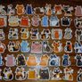 50pcs Cute Cartoon Cat Stickers Decals Image 2