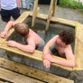 10-Person Mobile Wood-Fired Sauna + Cold Plunge Image 2
