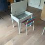 IKEA kids desk & two chairs Image 4