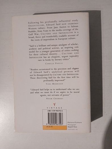Culture and Imperialism by Edward W. Said