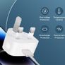 White Usb Plug For Iphone Plugs Uk 3 Pin Usb Adapter Plug Uk Usb3 Pack Wall Plug-Usb Charger Plug Uk Mobile Phone Mains Chargers Usb Plugs Compatible With Other Image 8