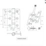 Brass hinges for doors or cabinets x4 Image 10
