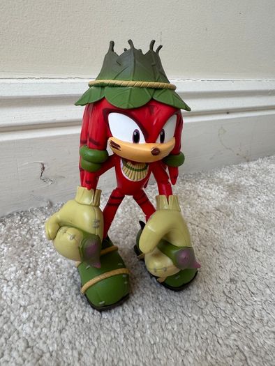 Jakks Pacific Netflix Sonic Prime Gnarly Knuckles Boscage Maze approx. 14 cm. Used Please see photos