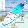 Inflatable Stand Up Paddle Board 6 Inch Thick With Lightweight Paddle For Youth And Adult 200KG Standing SUP 305/310/320x80x15CM (FREE SHIPPING) Image 3