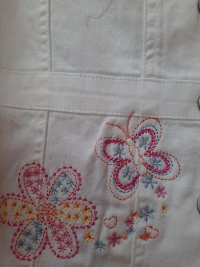 New white cotton jacket tag attached