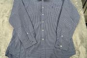 Ralph Lauren Mens Button Down Blake Shirt Blue Check - Size L