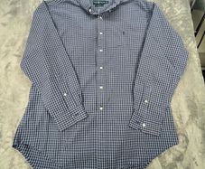 Ralph Lauren Mens Button Down Blake Shirt Blue Check - Size L