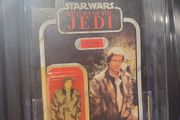 Star Wars Han Solo Trenchcoat MOC Graded 80