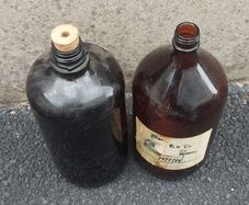 2 x demi john glass jars ,buyer collects, 10 euros each ,sold as seen
