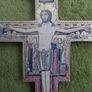 HANDMADE Wooden Francisian Crucifix, San Damiano, Wall Cross Image 5
