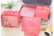6pcs Foldable Big Capacity Travel Organizer Bags Travel Storage Bag Set