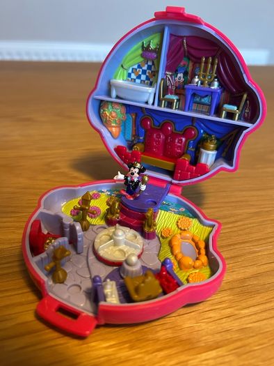 Polly pocket 1995 - Minnie and Mickey Mouse Playcase - Bluebird Toys