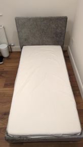 Single Bedframe and Mattress