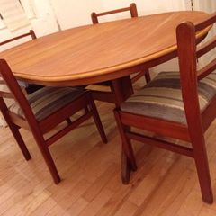 mid century teak dining set arthur edwards rossmore