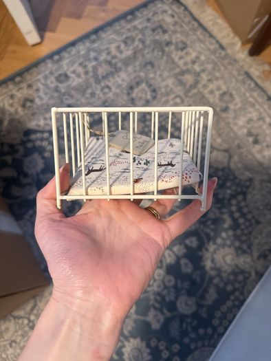 maileg mouse playpen micro white