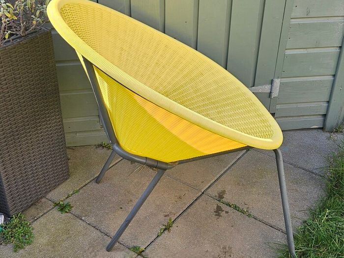 4 Garden armchairs, outdoor seats, bistro