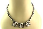 Vintage Tribal Geometric Choker Necklace