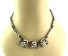 Vintage Tribal Geometric Choker Necklace